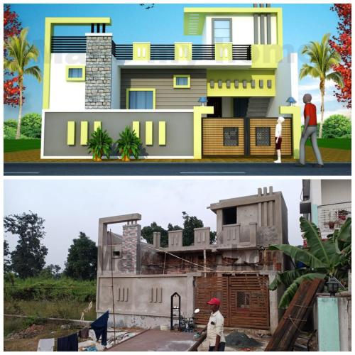 MakeMyHomes Construction Work